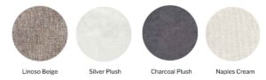 range of colour options for the orthopaedic divan set