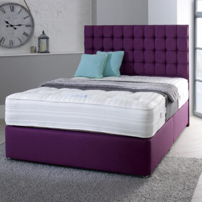 Divan Bed with headboard and mattress