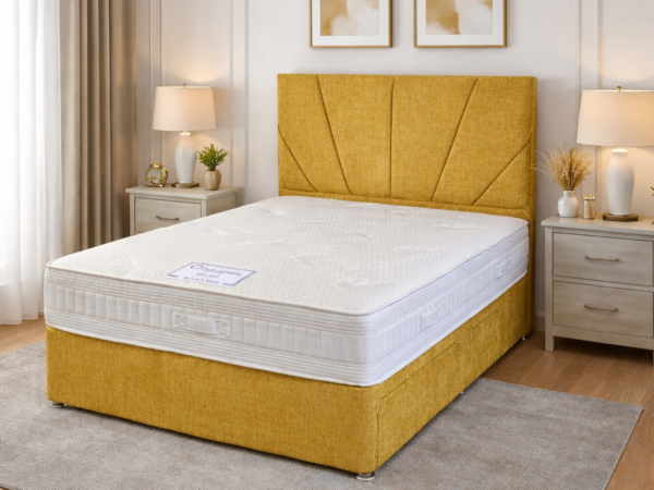 NE-2000 Sunbeam Divan Set NE-2000 naturally evolved wool, silk and cashmere mattress