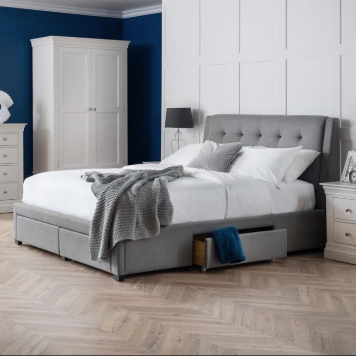 Fullerton grey storage bed with drawers