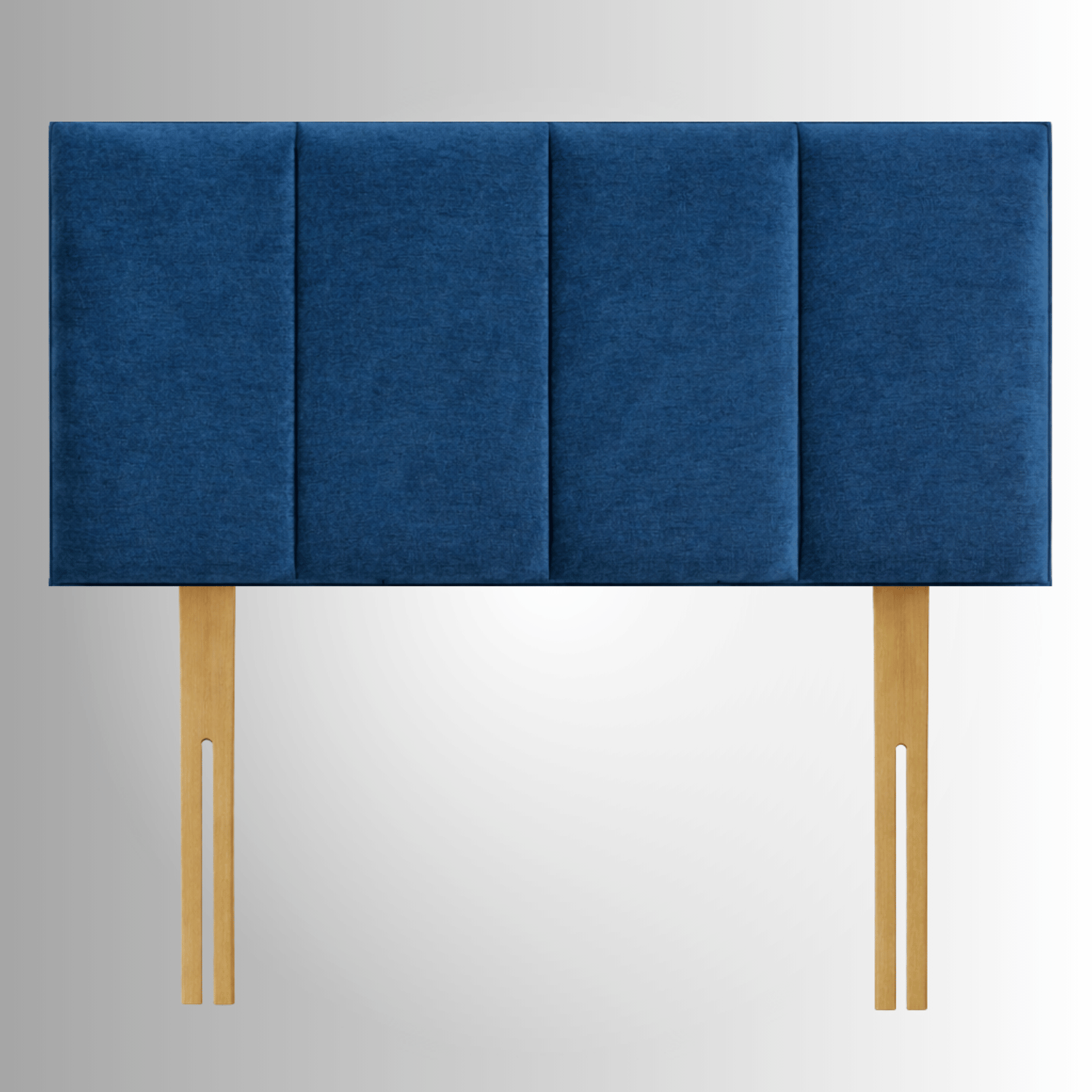 Amber headboard with wooden struts Amber headboard with wooden struts