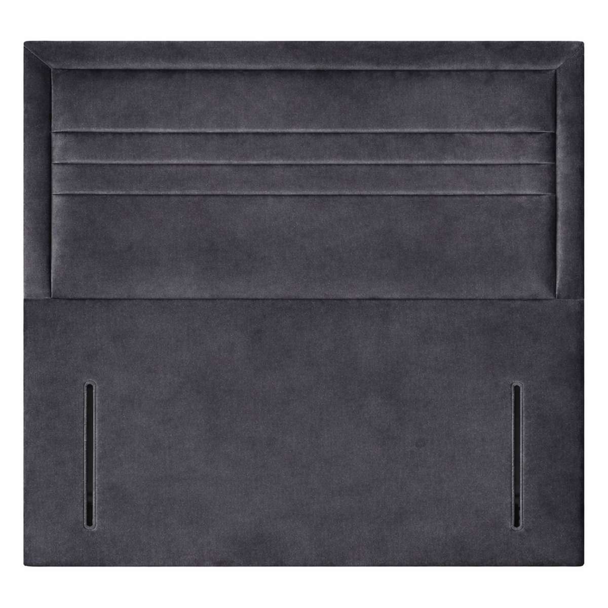 Topaz floorstanding headboard in opulence charcoal