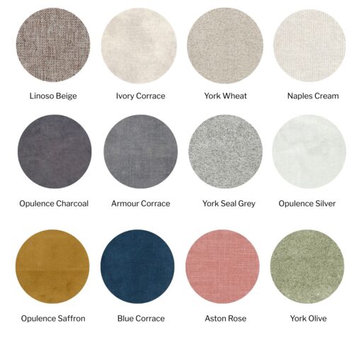 Colour options for divans and headboards