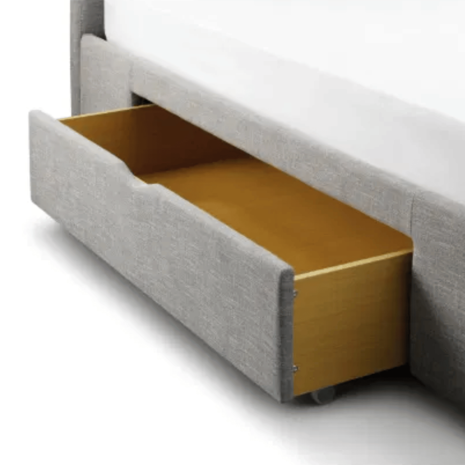 Capri Grey Bed drawer detail Capri bed drawer detail