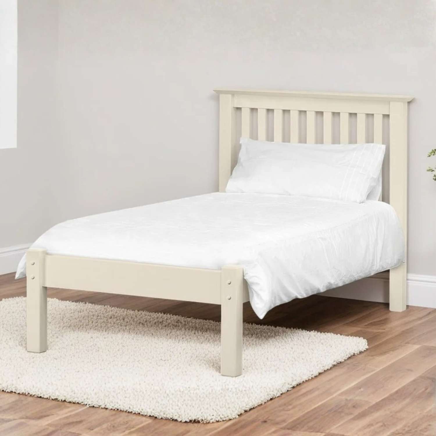Barcelona single bed Barcelona single bed in ivory