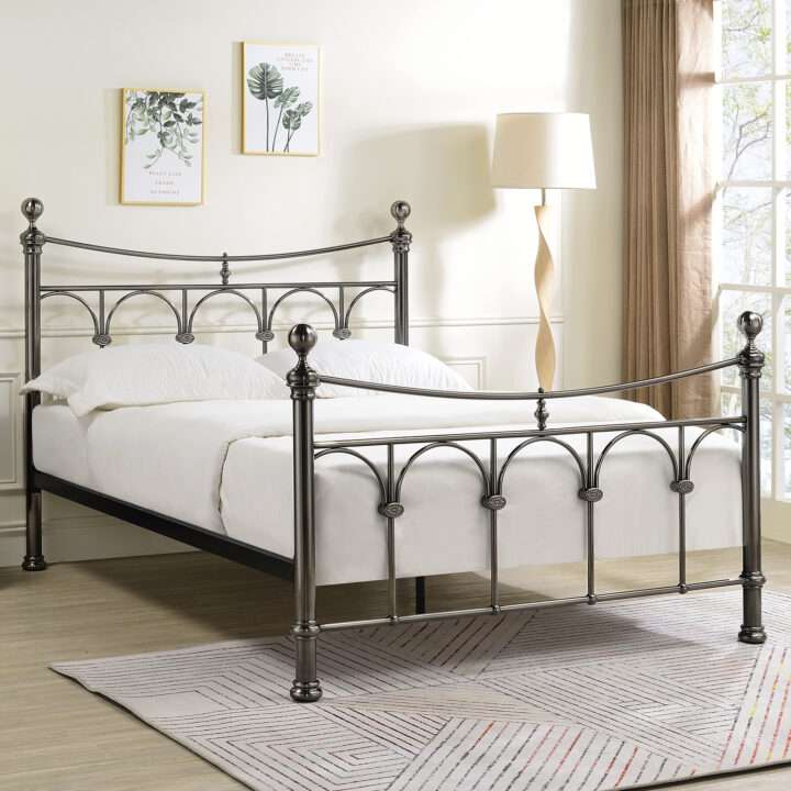Gamma vintage nickel bedframe