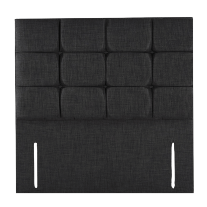 Amethyst floorstanding headboard in opulence charcoal