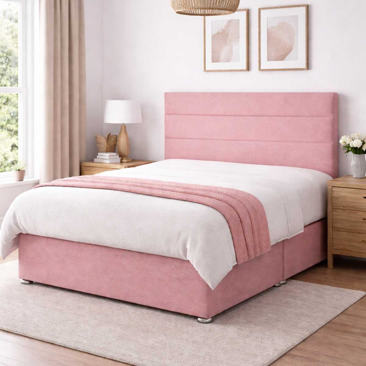 modern panel upholstered headboard