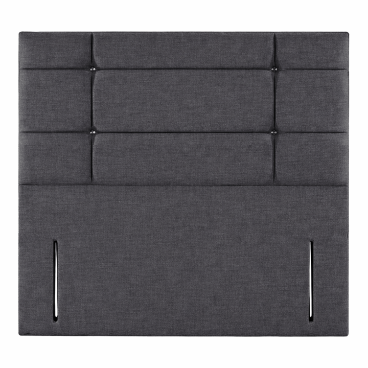 Quartz floorstanding headboard in Opulence Charcoal