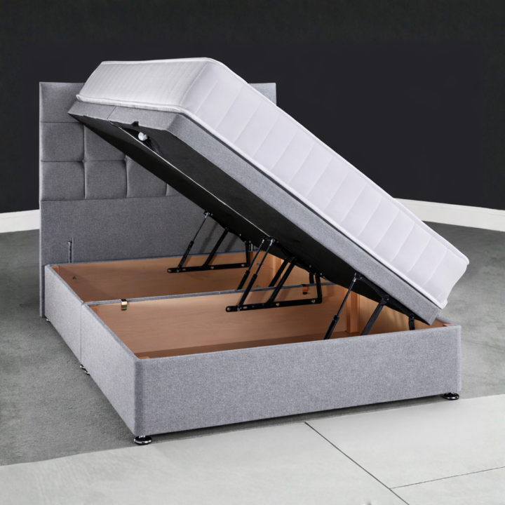 Sidelift Ottoman in York Seal Grey