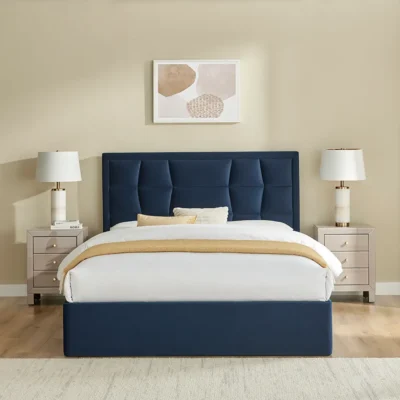 Carmen face on Carmen space saving ottoman bed in room scene