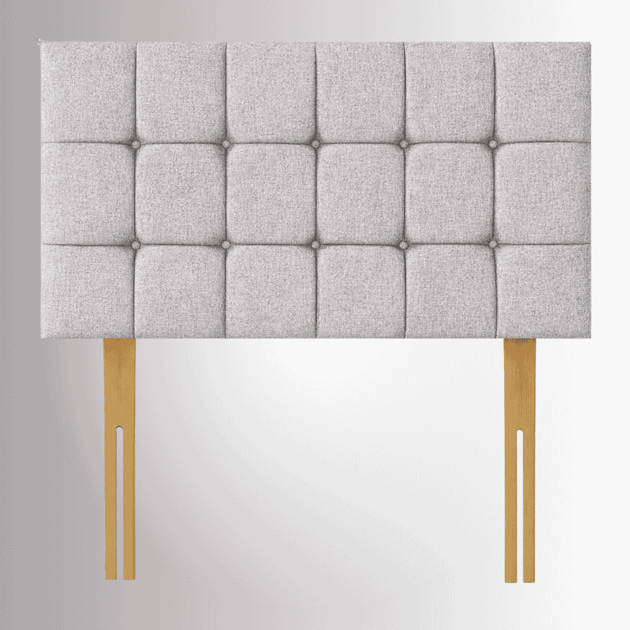 Emerald headboard with wooden struts