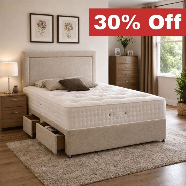 Natural Collection 2000 divan set with 2 + 2 drawers