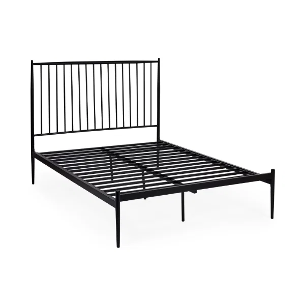 FLO002-3_600x600 Floyd black metal bedframe with slat detail